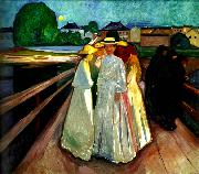 Edvard Munch pa bron oil painting reproduction